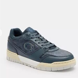 NWT Coach men Soho Sneaker in signature canvas  Denim CAQ10 New